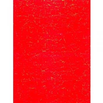 Pochette Décopatch 20 Feuilles Rouge Craquelé
