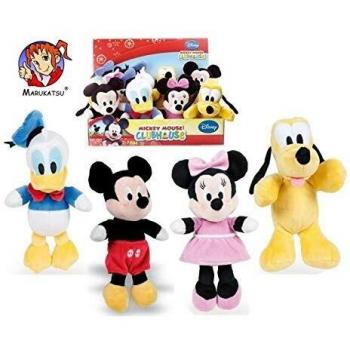 Mickey y Amigos - Peluche Minnie Clásica Flopsie - Calidad Súper Suave