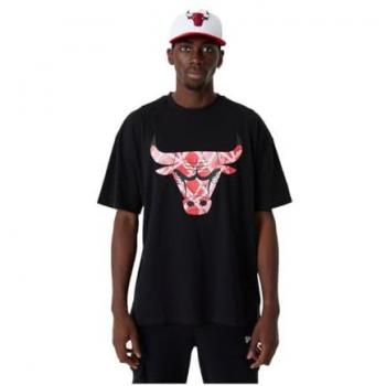 New Era T-Shirt NBA Infill Logo Chicago Bulls, Größe M