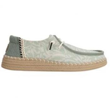 Zapatilla Eco‑Retro “Wendy” de algodón y fibras naturales