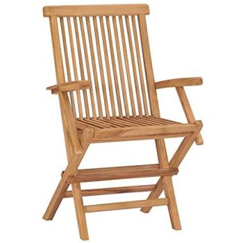 Meubletmoi - Chaise de jardin en bois de teck huilé