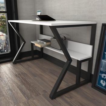Decorotika Wake Computer Desk - Black and White