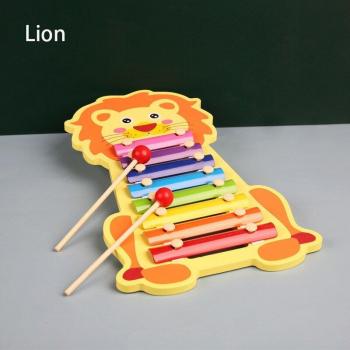 8-Tone Wooden Piano for Babies and Toddlers