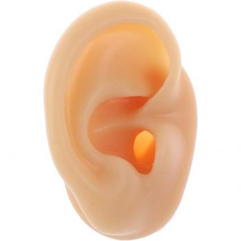 Outil de perçage auriculaire en silicone