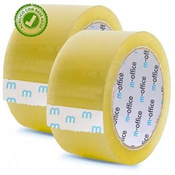 Cinta Adhesiva Transparente M-Office 48mm x 120m – Doble Roll