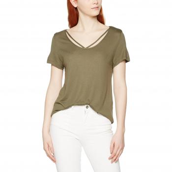 ONLY Onlalva s Top Ess, Camiseta para Mujer, Verde, Talla S