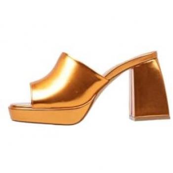 Mule Tacón Laranja Krack Core SEARS 35