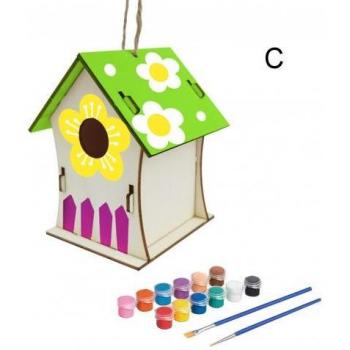Buntes Vogelhaus zum Selberbauen
