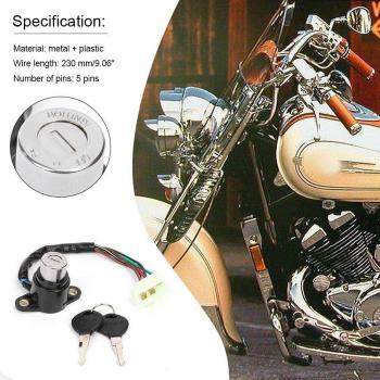 Motorbike Ignition Switch with Wire
