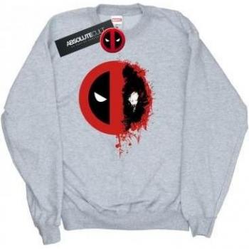 Marvel Deadpool Splatter Logo Pullover for Women XL Black