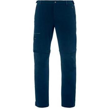 Pantaloni Trekking Uomo Vaude Farley Stretch T-Zip II - Pantaloni Zip-Off Blu 46