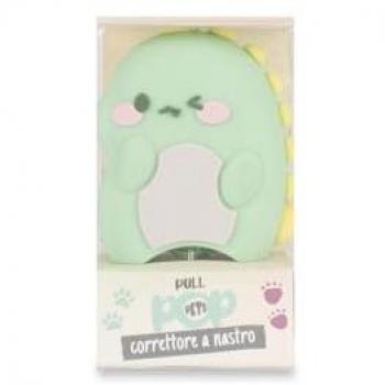 Correttore a nastri Pull Pop Pets Dino