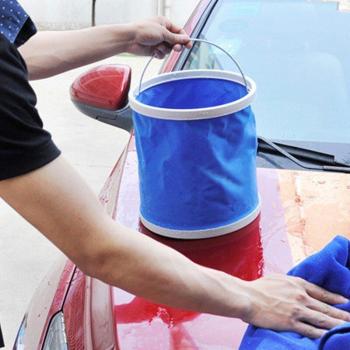 Volvo Car Storage and Cleaning Folding Bucket