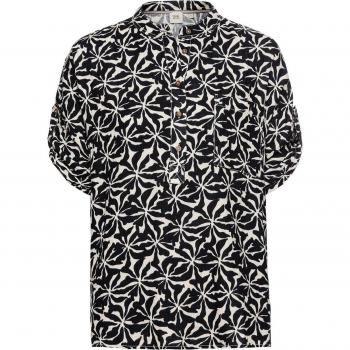 Camel active Kurzarmbluse mit Allover-Print