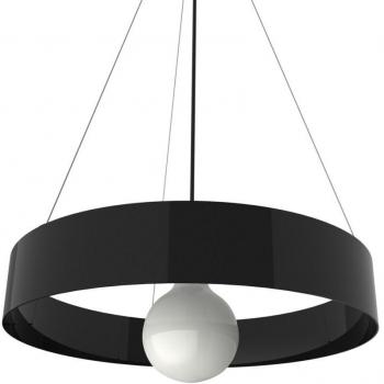 Lumicom Halo Sospensione 42W E27 Metallo Nero