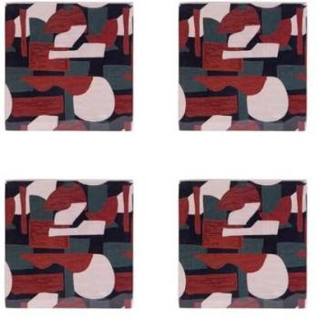 Lot de 4 dessous de verre Origines 10 cm