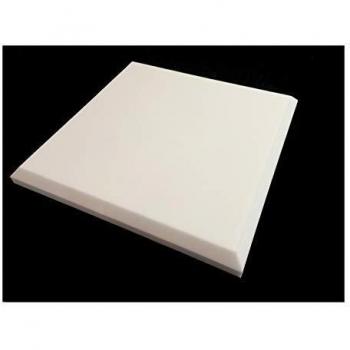 Advanced Acoustics 60cm x 60cm 50mm Tegular Melamine Acoustic Foam Panel White