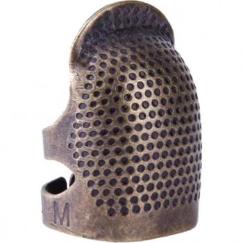 Dedal Vintage para costura, protector de yema de dedo
