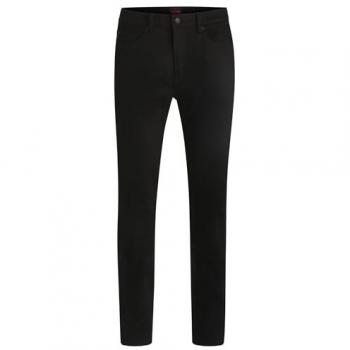 HUGO 708 Slim Jeans - Black - Male - Size: 32W x 34L