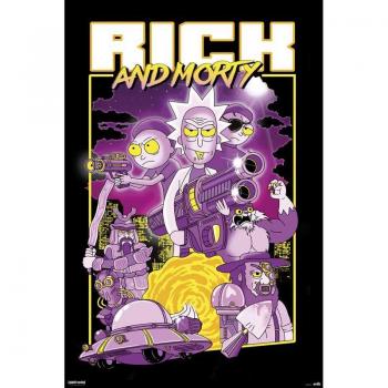 Póster Rick y Morty - Tamaño Grande 91.5x61 cm