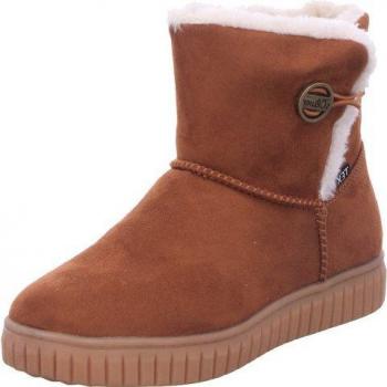 S.Oliver Winterstiefel aus Textil, Braun, Kindergeschlecht, Größe 32