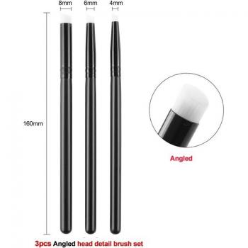 3Pcs Detailed Blending Brushes Set for Ink Painting
