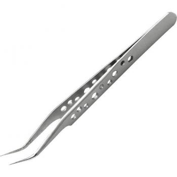 Ultra Rigid Tweezers with Bent Sharp Point for Mobile Devices