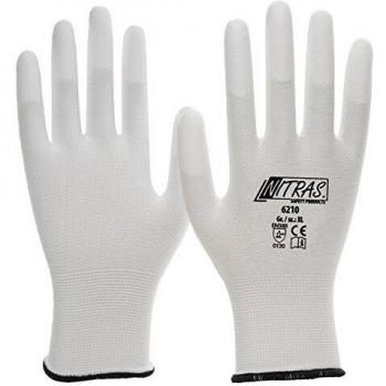 NITRAS Arbeitshandschuhe 6210 mit PU-Fingerkuppenbeschichtung - 240 Paar