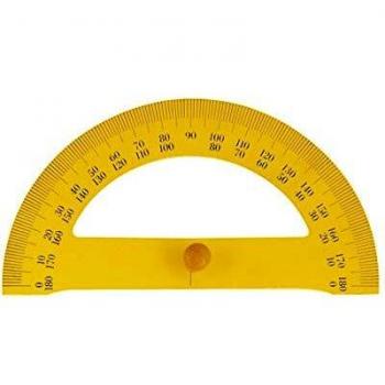 Wonday Tafel-Halbkreis-Winkelmesser, 180 Grad, magnethaftend