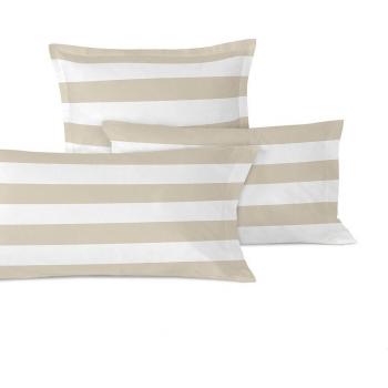 Breton Beige 150 TC – Funda de almohada 45x155 cm