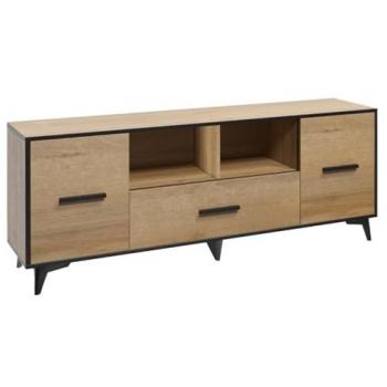 Mobilier1 - Mueble tv Parma D111, Riviera roble, 179x68x40cm