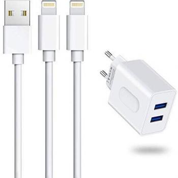 USB‑Powerbank Ladegerät Everdigi für iPhone 12/XS/Max, XR/X, 8/Plus, SE und iPad
