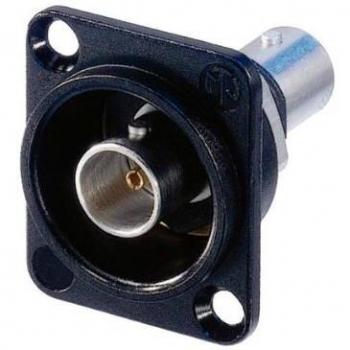 Conector BNC Neutrik D Negro Aislamiento Directo