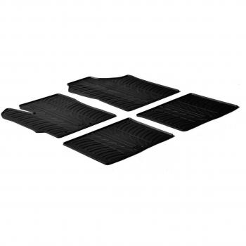 Set Tappeti Su Misura in Gomma per Toyota Yaris 5p (10/11>08/20) No Ibrida