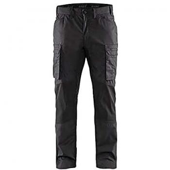 BLAKLADER - Pantalone service grigio scuro / nero