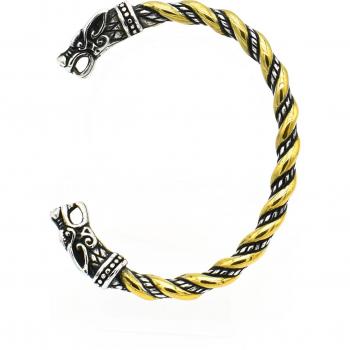 Talisman Nordique – Bracelet à tête de loup pour homme et femme