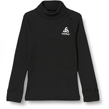 Camiseta interior Odlo Active Warm Eco Kids manga larga negro 128