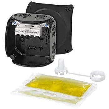 Hensel WP 0402 B Weatherproof Junction Box 104x104mm