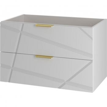 Meuble sous-vasque blanc 80cm Aurora