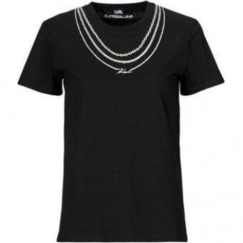 T‑shirt court Karl Lagerfeld, modèle « Karl » en tissu