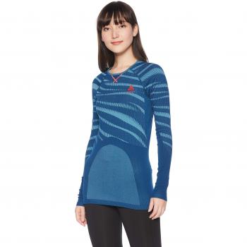 Odlo Donne Performance Blue Blackcomb Funzionale L Intimo