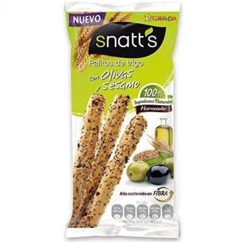 GREFUSA SNATTS PALITOS DE OLIVAS Y SESAMO 60GR (30 unds)