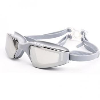 Schwimmbrille für Erwachsene, Anti-Nebel, Silikon, professionell, wasserdicht