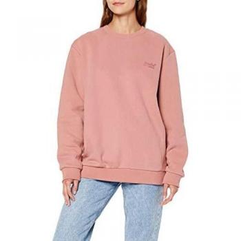 Superdry Ol Elite Crew Felpa Rosa Smoke Rose L6Y per donna, taglia XXL