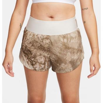 Nike Trail Pantalón corto de running de 8 cm de talle medio con malla interior Repel - Mujer - Marrón (M (EU 40-42))