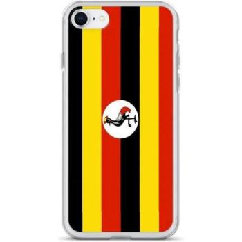 PixelForma Uganda Flag Full Cover for iPhone 8