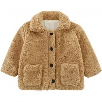 Thick Lamb Plush Baby Coat - Winter Jacket for Boys and Girls