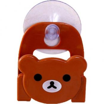 Cartoon Animal Sponge and Scrubber Holder with Suction Cup for Kitchen Sink