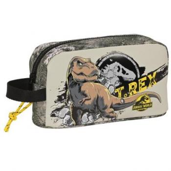 Jurassic World Lunchbox mit Warnung