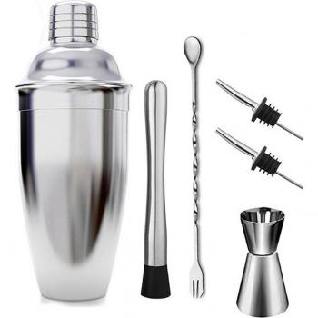 Cocktail Shaker Edelstahl 550ML/750ML - Rührgerät für Wein und Martini